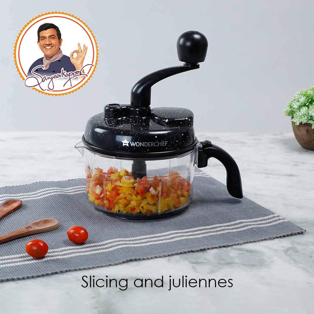 Amazon.com: Wonderchef Turbo Chopper with Atta Kneader: Home & Kitchen